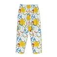 thumbnail image 5 of Xecao Ducks and Anchors Women's Straight Lounge Pajama Pants: The Epitome of Relaxed Sleepwear, 5 of 9