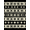 Black, Pattern 11, variant on ODIKA 4'x6' Machine Washable Non-Slip Area Rug, Aztec Black High Traffic Rug, Beige, 1254396