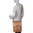 thumbnail image 4 of Sharo B-1000 Retro One Strap Close Messenger Bag, 4 of 6