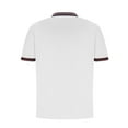 thumbnail image 4 of POTETI Mens Polo Shirt Casual Short Sleeve Collared Shirts Solid Relaxed Fit Summer Tops, 4 of 6