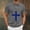 Gray, variant on Men's Waffle Short Sleeve Polo Shirts Casual Golf Cross Printed T-Shirts Summer Sport Moisture Wicking Performance Shirt Gray