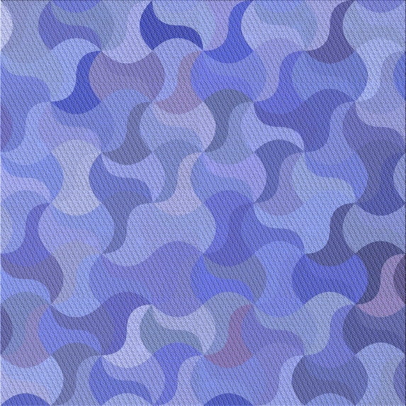 Ahgly Company Machine Washable Indoor Square Transitional Sky Blue Area Rugs, 5' Square