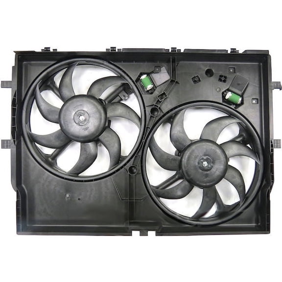 Radiator Fan Assembly - Compatible with 2014 - 2019 Ram ProMaster 3500 3.6L V6 2015 2016 2017 2018