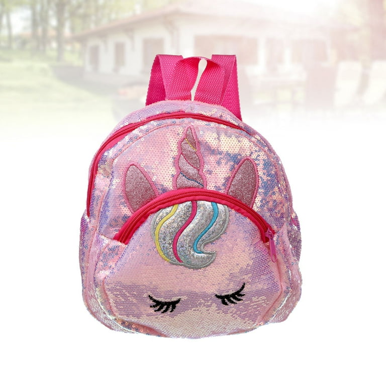 Pink hot sale shiny backpack