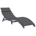 thumbnail image 2 of vidaXL Solid Acacia Wood Sun Lounger with Cushion Wooden Sun Bed Multi Colors, 2 of 10