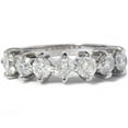 thumbnail image 2 of Pompeii 1 1/3ct Diamond Wedding Anniversary White Gold 14K Ring (G/H,I1), 2 of 3
