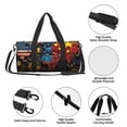 thumbnail image 4 of Honeii World Map Of Digital Circuits Print Duffle Bag and Adjustable Strap,Foldable Travel Duffel Bags for Men Women,Waterproof Duffel Bags, 4 of 6