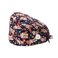 thumbnail image 4 of Operating Hats Nurses Gourd-shaped Long-time Service Pure Color Dull Polish Assorted Colors Buttons Christmas Day Bouffant Caps 25, 4 of 9