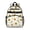 Sunflower White Pattern-1, variant on Sunflower Pink Pattern Cute School Backpack Bag for School with Padded Back and Adjustable Shoulder Straps 15.25"x11.5"x5.25"