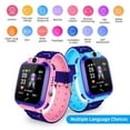 thumbnail image 3 of Smartwatch with GPS Tracker Texting and Calling,Smart Watch for Kids,with Two-Way Call SOS Anti-Lost Games Camera, Child Cellphone Watch School Class Gifts,4-12 Years Girls Boys Gifts, 3 of 5