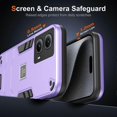 thumbnail image 3 of For Motorola Edge (2024) 5G Case PC+TPU Drop-Proof Protective Phone Cover - Black, 3 of 5