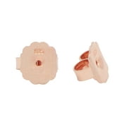 Fronay Co -  Large Butterfly Backs Lifters for Earrings - Rose Gold Plated Silver
