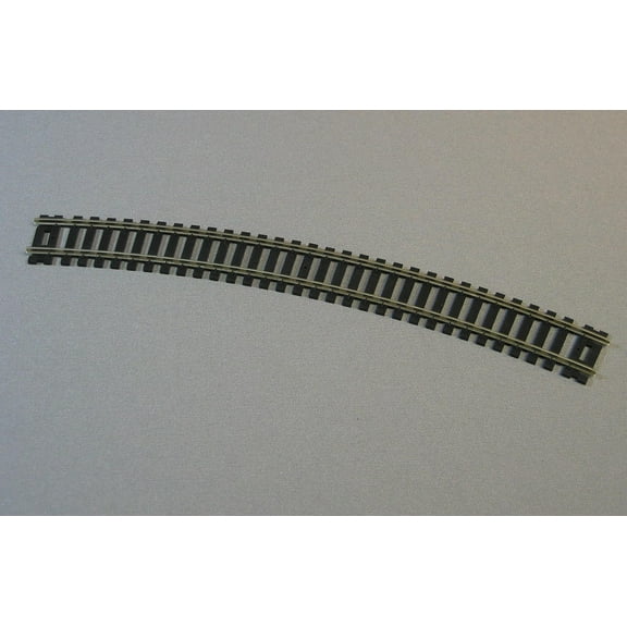 ATLAS HO CODE 100 18 INCH CURVES TRACK black ties nickel silver rail ATL152 NEW