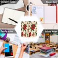 thumbnail image 6 of FORMRS 1-Subject Spiral Notebook 8" x 5" College Ruled 60 Refillable Sheet A5 Hard Cover, Christmas Poinsettia, 6 of 7