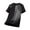 Black, variant on Men's New Summer Ice Silk Cool Loose Shirt, Sports Short Sleeve, Ice Silk Material, Slim Fit, Multiple Sizes