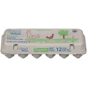 Great Value Organic Large Brown Eggs, 12 Count