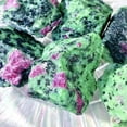 thumbnail image 4 of MATROOY 10Pcs Lot Rough Ruby Zoisite Stone Chunks Healing Energy Crystal Mineral Rocks, 4 of 4