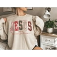 thumbnail image 5 of Christian Jesus Sweathirt, Christmas Bible Verse Tshirt, Trendy Faith Apparel Gift, Jesus Loves You, 5 of 5