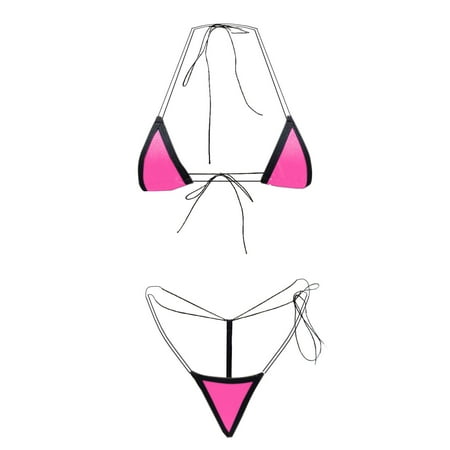 Summer Savings  Women s Conservative Swimsuit  Bodycon Two-Piece Set  Beach Skirt  Daily Print  Comfort Fit  Long Lasting  Quick Dry Material  Women Bathing Suits | Hot Pink Free Size  Sopatenor