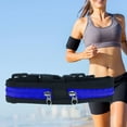 thumbnail image 4 of Toudaret Breathable Waist Pack Exercise Waist Bag Sports Waist Bag Capacity Zipper Quick Release Buckle Men Women Outdoor Running Belt Fanny Pack Phone Pouch, 4 of 8