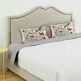 thumbnail image 3 of Yayeee Pillowcase Queen Size Set of 2 Satin Wrinkle Resistant Pillow Case, Watercolor Leaves, 3 of 8
