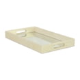 thumbnail image 2 of Cheungs FP-3986WTGD Labai Shagreen Mirrored Tray, White & Gold, 2 of 5