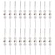 thumbnail image 1 of WORGEOUS 200pcs Conectores de araña de metal sujeción Bowtie Pin Cristales Piezas de cuentas, 1 of 9
