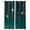 Green, variant on Blue Starry Sky Blackout Curtains for Bedroom Living Room Darkening Curtains 63 Inches Long Yellow Star Abstract Art Window Curtain 2 Panels Set Insulated Window Treatment Grommet Drapes 42"x63"