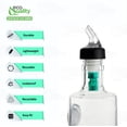 thumbnail image 2 of [6 PACK] Measured Liquor Bottle Pourers 0.5 oz (15 mL) - Collared Automatic Measured Bottle Pourer - No Cracks, No Leaks, Bar Spouts, Quick Shot, Spirit, Wine, Bar Cocktail Dispenser, 2 of 7