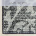 thumbnail image 4 of Maples Rugs Exeter Modern Floral Grey Washable Entryway Area Rug, 1'8 x 2'10, 4 of 7