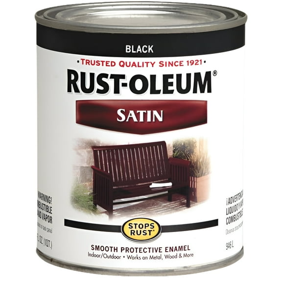 Stops Rust Satin Black Enamel 7777502