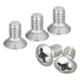 thumbnail image 1 of Unique Bargains M6x10mm Oval Head Phillips Machine Screws, 25 Pack 304 Stainless Steel Slightly Raised Countersunk Head Screws, 1 of 5
