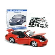Red Porsche 996 Convertible 1:18 Scale DieCast Model Kit