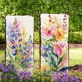 thumbnail image 5 of Cheerful Spring Garden Stake | 26in Watercolor Floral Outdoor Yard Art, 5 of 7