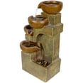 thumbnail image 4 of Alpine Corporation Rustic 17" Indoor and Outdoor 4-Tier Southwestern Cascading Tabletop Fountain, 4 of 12