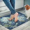 thumbnail image 3 of CounterArt "Bohemian Blue" Comfort Vinyl Kitchen Floor Mat, 3 of 5
