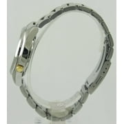 Seiko Mens SNKL47K White Stainless-Steel Automatic Fashion Watch