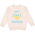 thumbnail image 2 of Inktastic Happy Hanukkah with Menorah and Stars Toddler Sweatshirt, 2 of 4