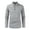 Light Gray, variant on T Shirt Man Men's Collar Splicing Casual Long Sleeved T Shirt European And Men's Fashion Trend Top