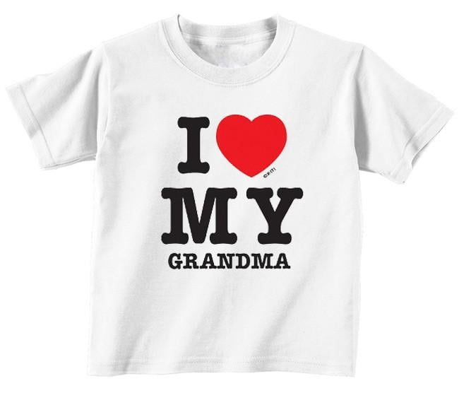 i love my grandma shirt