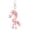 Pink, variant on Plush Black Horse Bag Charm Keychain, Soft Stuffed Animal Hanging Ornament, 7 Inch Cute Cartoon Plush Figure Accessory for Backpack Purse Car Key, Fun Decorative Display for Daily