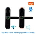 thumbnail image 2 of Smart Lock Fingerprint Control,Access for Wooden/Metal Door Card/Temporary Passcode/Anti-Peep Keypad, 2 of 7