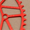thumbnail image 5 of Bielas de bicicleta plegable de aleación de aluminio 54T-58T 170mm 130 BCD para bicicleta de 9/10/11, bicicletas plegables, bicicletas de ca Rojo 58T Soledad Juego de bielas de plato de bicicleta, 5 of 5