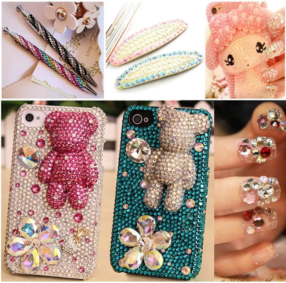 32000PCS 3mm Color AB Resin Rhinestones for Nails Face Eye Makeup Tumblers Bottles Crafts Shoes Phones