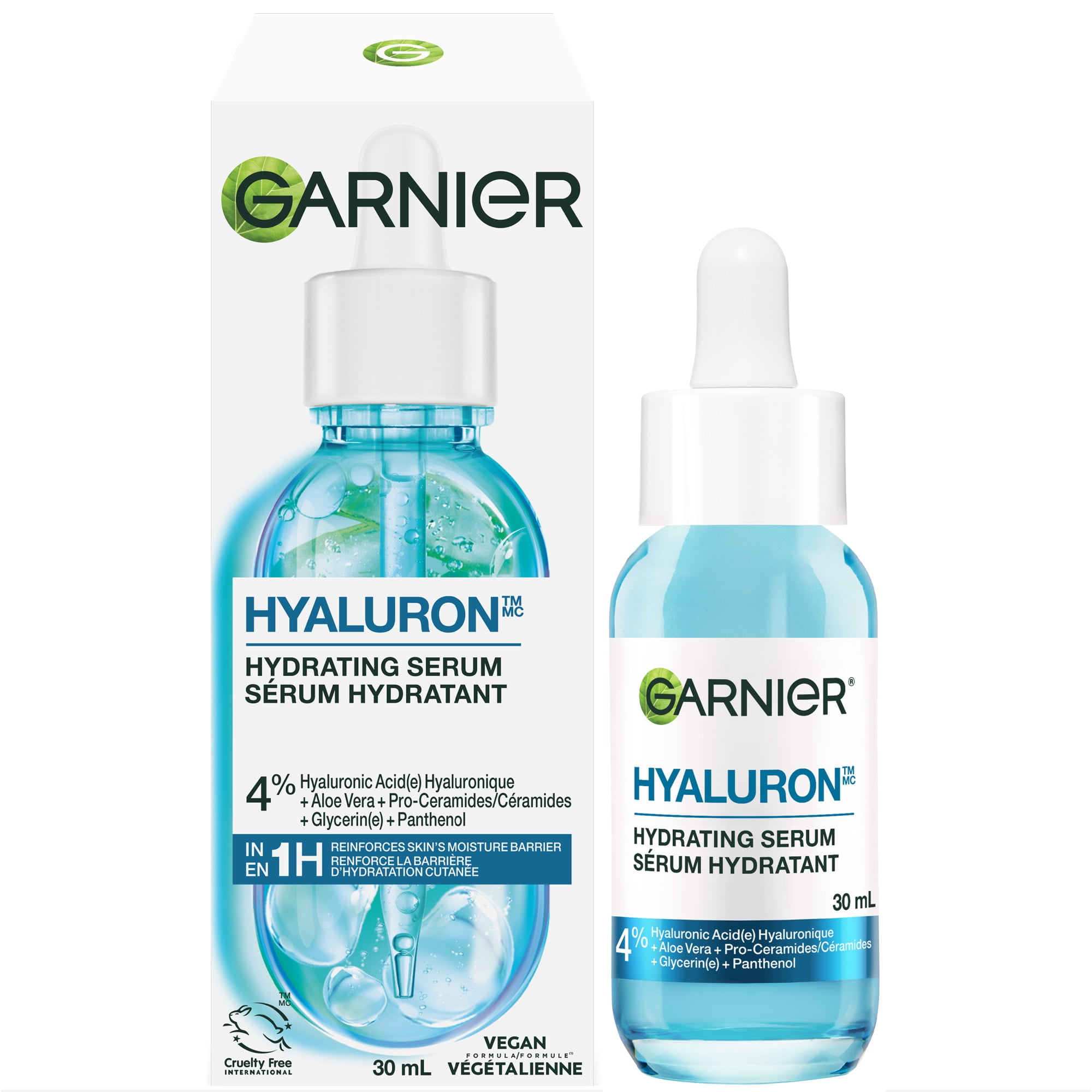 Garnier Hyaluronic Acid Face Serum With Aloe Vera, Replumping and Hydrating  - Walmart.ca
