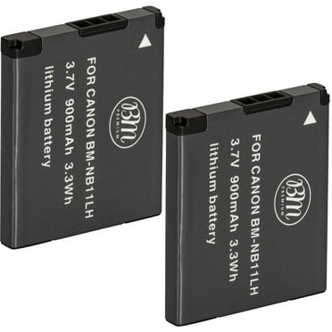 BM Premium 2 NB-11LH Batteries and Charger for Canon Elph 110, Elph 130, Elph 135, Elph 140, Elph 150, Elph 160, Elph 170, Elph 180, Elph 190 Cameras