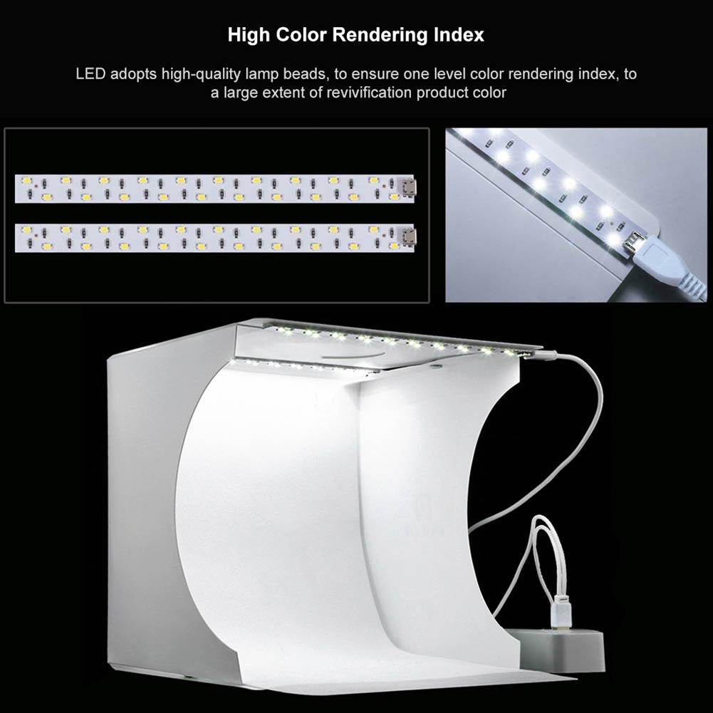 Cube Mini Photography Box Mini Light Room Photography Studio Tent Lighting LED Kit Backdrop Foldable Creative Distinctive