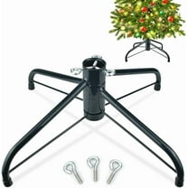 FRCOLOR Sturdy Green Metal Christmas Tree Rack with Screw Mount for Xmas Tree