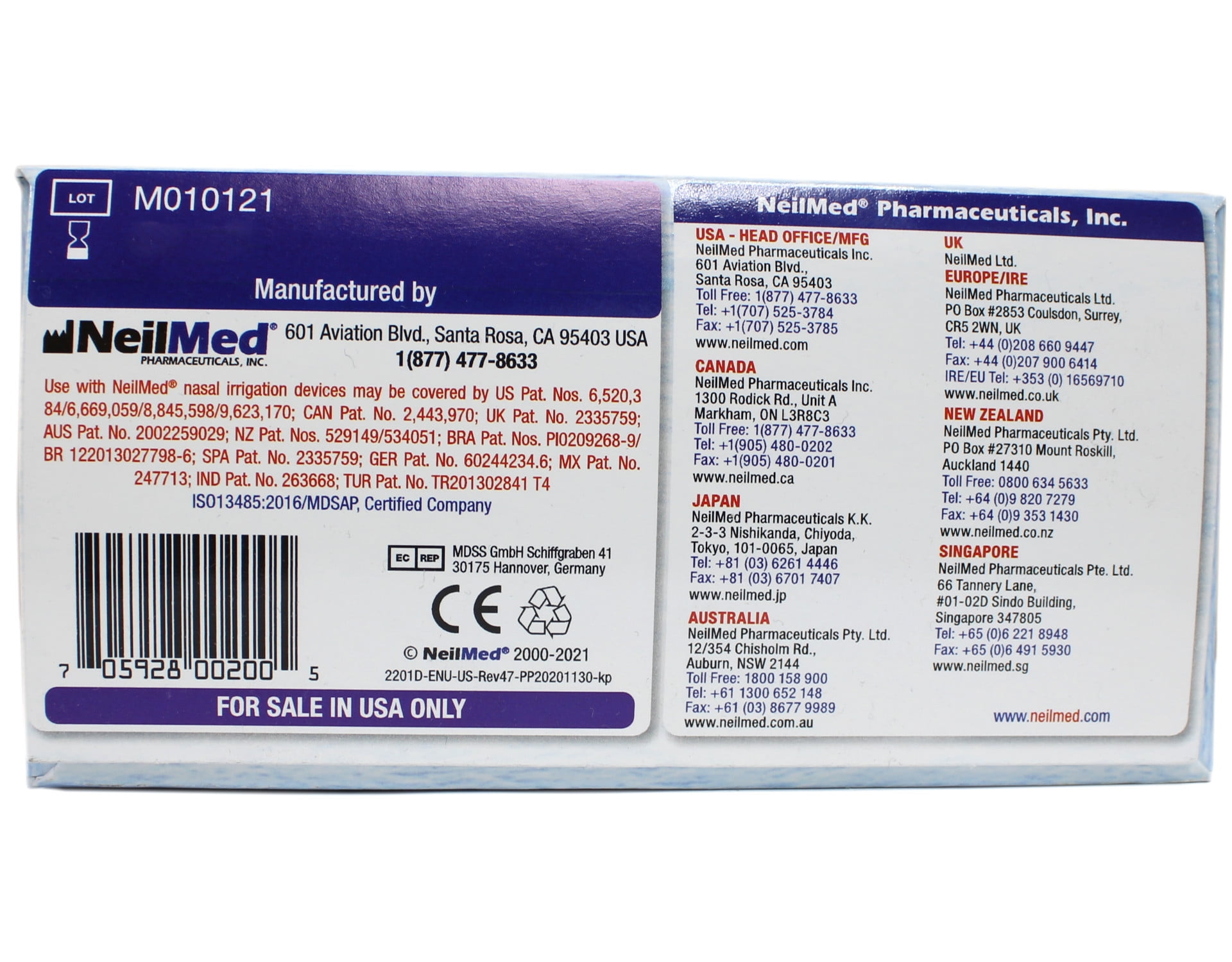 NeilMed Sinus Relief Rinse Packsts, 100 ct - Kroger