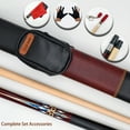 thumbnail image 7 of Deer BAO cues Pool cue Stick + Hard Case, 13mm Tip, 58", Hardwood Canadian Maple Professional Billiard Pool Cue Stick 19,20,21Oz Various colors available, 7 of 7